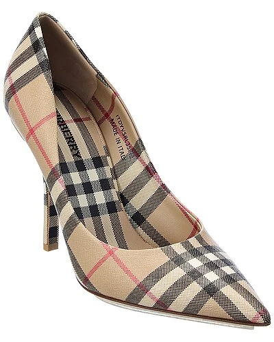 Burberry Vintage Check E-Canvas Pump Women 3 Burberry Vintage Check E-Canvas Pump Women