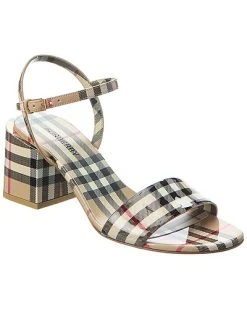Burberry Vintage Check Patent Sandal Women