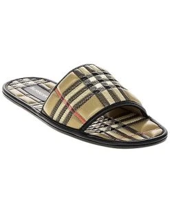 Burberry Leather Slide Women