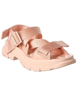 Alexander McQueen Tread Leather Sandal Women