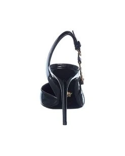 Versace Safety Pin Patent Slingback Pump Women -Valentino shop 1313483590 RLLD 3