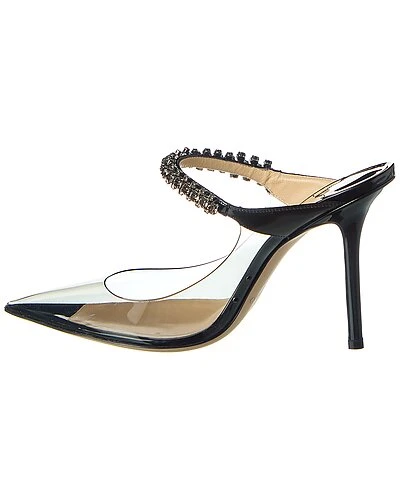 Jimmy Choo Bing 100 Plexi & Leather Pump Women 4 Jimmy Choo Bing 100 Plexi & Leather Pump Women - Image 2