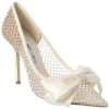 Jimmy Choo Love 100 Crystal Mesh & Leather Pump Women -Valentino shop 1313483648 RLLD 1