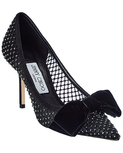 Jimmy Choo Love 85 Mesh & Suede Pumps Women 3 Jimmy Choo Love 85 Mesh & Suede Pumps Women