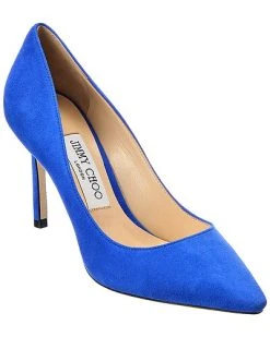 Jimmy Choo Romy 85 Suede Pump Women