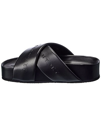 STELLA MCCARTNEY Ignature Logo Platform Slide Women 4 STELLA MCCARTNEY Ignature Logo Platform Slide Women - Image 2