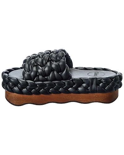 Chloé Woody Braided Leather Sandal Women 4 Chloé Woody Braided Leather Sandal Women - Image 2