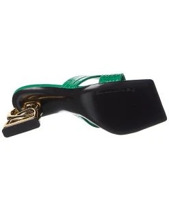 Dolce & Gabbana Croc-Embossed Leather Sandal Women 10 Dolce & Gabbana Croc-Embossed Leather Sandal Women -Valentino shop 1313485594 RLLD 4