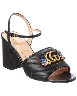 Gucci GG Leather Sandal Women