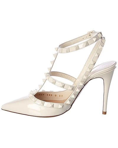 Valentino Rockstud Caged 100 Patent Pump Women 4 Valentino Rockstud Caged 100 Patent Pump Women - Image 2