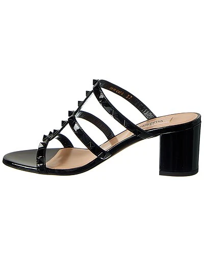 Valentino Rockstud Caged 60 Patent Sandal Women 4 Valentino Rockstud Caged 60 Patent Sandal Women - Image 2