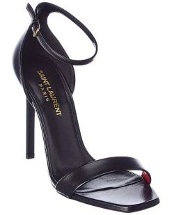 Saint Laurent Amber 105 Leather Sandal Women