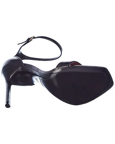 Saint Laurent Amber 105 Leather Sandal Women 6 Saint Laurent Amber 105 Leather Sandal Women - Image 4