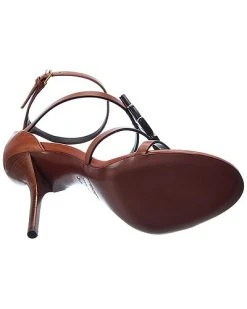 Saint Laurent Cassandra 100 Leather Sandal Women 10 Saint Laurent Cassandra 100 Leather Sandal Women -Valentino shop 1313488546 RLLD 4