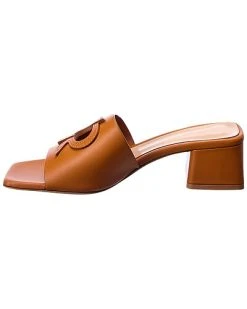 Gianvito Rossi Bbon Slide 45 Leather Sandal Women -Valentino shop 1313488925 RLLD 2