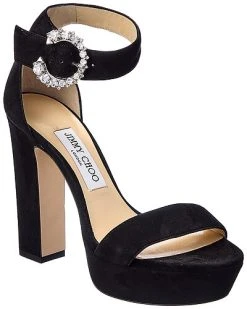 Jimmy Choo Mionne 120 Suede Platform Sandal Women