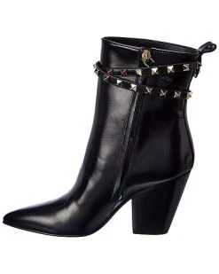 Valentino Rockstud 85 Leather Bootie Women 8 Valentino Rockstud 85 Leather Bootie Women -Valentino shop 1313488964 RLLD 2