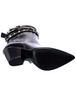 Valentino Rockstud 85 Leather Bootie Women 10 Valentino Rockstud 85 Leather Bootie Women -Valentino shop 1313488964 RLLD 4