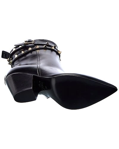 Valentino Rockstud 85 Leather Bootie Women 6 Valentino Rockstud 85 Leather Bootie Women - Image 4