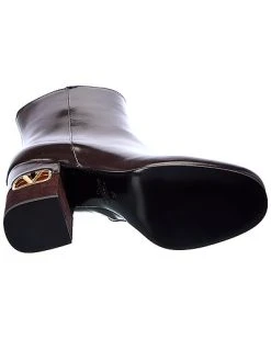 Valentino VLogo 90 Leather Bootie Women -Valentino shop 1313488966 RLLD 4
