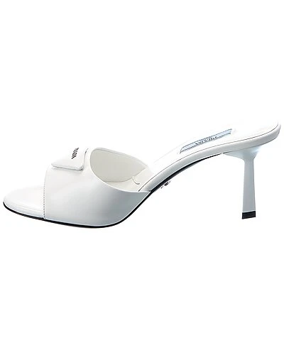 Prada Logo Leather Sandal Women 4 Prada Logo Leather Sandal Women - Image 2