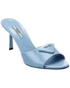 Prada Logo Leather Sandal Women