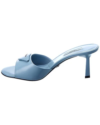 Prada Logo Leather Sandal Women 4 Prada Logo Leather Sandal Women - Image 2