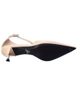 Prada Brushed Leather Pointy-Toe Pump Women -Valentino shop 1313489819 RLLD 4