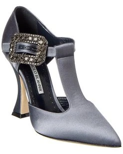 Manolo Blahnik Rtura 105 Satin Pump Women