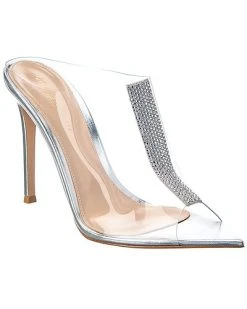 Gianvito Rossi Sigma Leather & Vinyl Sandal Women