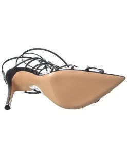 Gianvito Rossi Miria 105 Leather & Vinyl Pump Women -Valentino shop 1313491767 RLLD 4