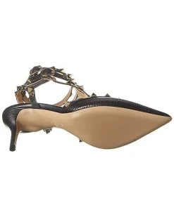 Valentino Rockstud Caged 65 Grainy Leather Ankle Strap Pump Women -Valentino shop 1313492788 RLLD 4