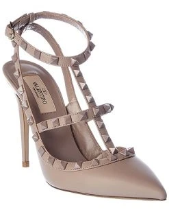 Valentino Rockstud Caged 100 Leather Pump Women