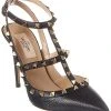 Valentino Rockstud Caged 100 Grainy Leather Pump Women 2 Valentino Rockstud Caged 100 Grainy Leather Pump Women -Valentino shop 1313492812 RLLD 1