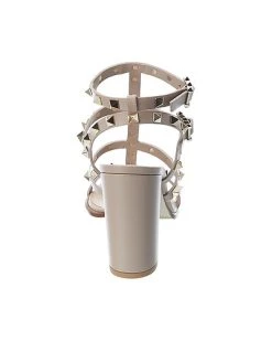 Valentino Rockstud Caged 90 Leather Ankle Strap Sandal Women -Valentino shop 1313492864 RLLD 3