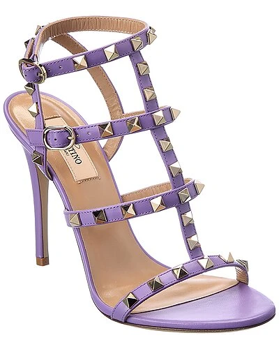Valentino Rockstud Caged 100 Leather Sandal Women 3 Valentino Rockstud Caged 100 Leather Sandal Women