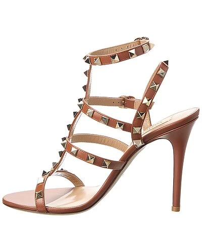 Valentino Rockstud Caged 100 Leather Sandal Women 4 Valentino Rockstud Caged 100 Leather Sandal Women - Image 2