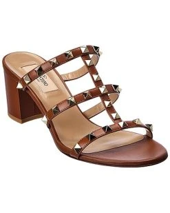 Valentino Rockstud Caged 60 Leather Sandal Women
