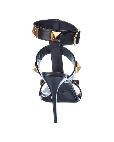 Valentino Roman Stud 100 Leather Ankle Strap Sandal Women 5 Valentino Roman Stud 100 Leather Ankle Strap Sandal Women - Image 3