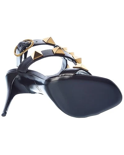 Valentino Roman Stud 100 Leather Ankle Strap Sandal Women 6 Valentino Roman Stud 100 Leather Ankle Strap Sandal Women - Image 4