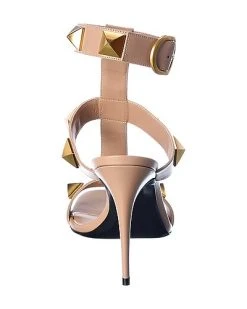 Valentino Roman Stud 100 Leather Ankle Strap Sandal Women -Valentino shop 1313492960 RLLD 3
