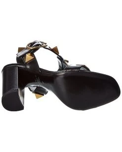 Valentino Roman Stud 90 Leather Sandal Women -Valentino shop 1313492964 RLLD 4