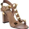 Valentino Roman Stud 90 Leather Sandal Women -Valentino shop 1313492965 RLLD 1