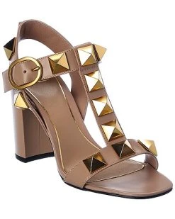 Valentino Roman Stud 90 Leather Sandal Women