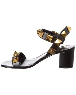Valentino Roman Stud 60 Leather Sandal Women -Valentino shop 1313492970 RLLD 2