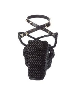 Valentino Torchon Rockstud 115 Rope Wedge Sandal Women -Valentino shop 1313492981 RLLD 3