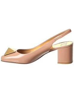 Valentino One Stud 60 Patent Slingback Pump Women -Valentino shop 1313492993 RLLD 2