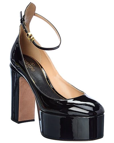 Valentino VLogo 120 Patent Ankle Strap Platform Pump Women 3 Valentino VLogo 120 Patent Ankle Strap Platform Pump Women