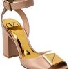 Valentino One Stud 90 Leather Sandal Women