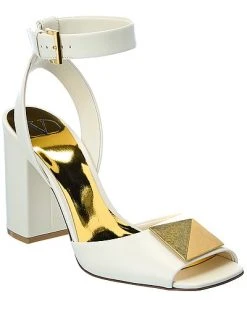Valentino One Stud 90 Leather Sandal Women